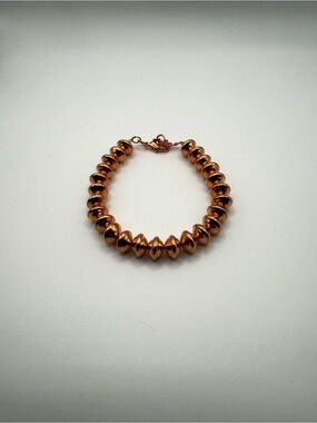 Copper Saucer Bracelet - Women Jewelry